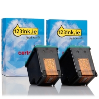 123ink version replaces HP 344 (C9505E/EE) high capacity colour ink cartridge 2-pack 160052