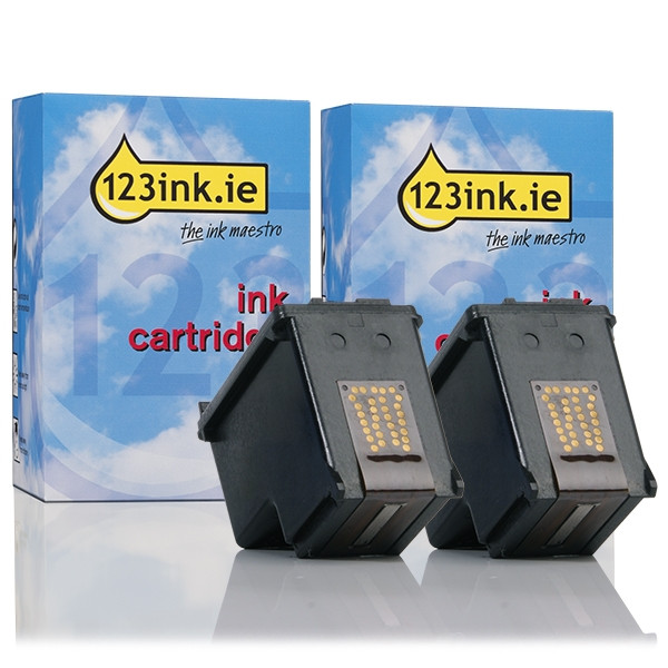 123ink version replaces HP 350XL black 2-pack  160098 - 1