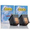 123ink version replaces HP 351XL colour ink cartridge 2-pack