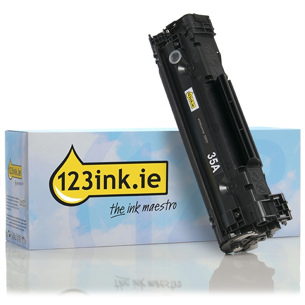 123ink version replaces HP 35A (CB435A) black toner CB435AC 039781 - 1
