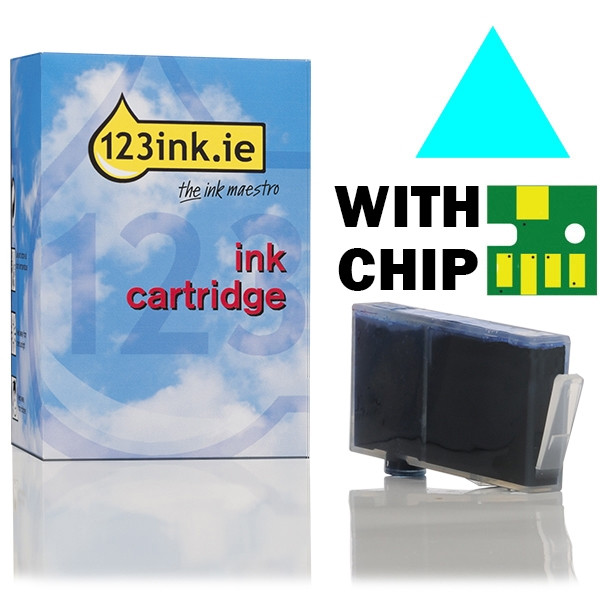 123ink version replaces HP 364XL (CB318EE) high capacity cyan ink cartridge CB318EEC 044175 - 1