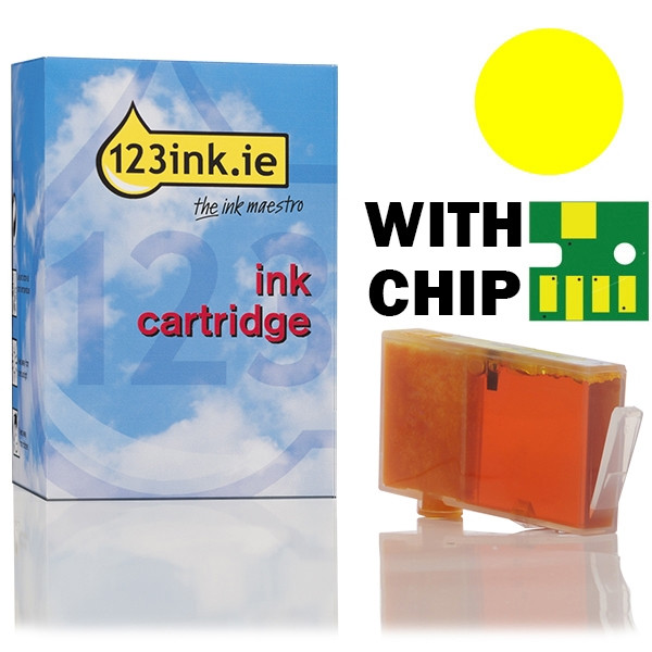 123ink version replaces HP 364XL (CB320EE) high capacity yellow ink cartridge CB320EEC 044179 - 1
