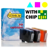 123ink version replaces HP 364XL C/M/Y ink cartridge (3-pack)  044182