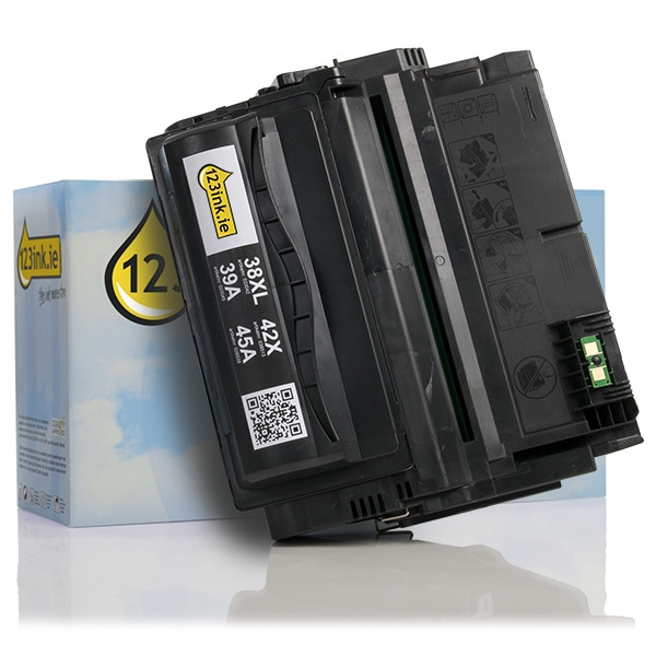123ink version replaces HP 38X (Q1338X) high-capacity black toner 033042 - 1
