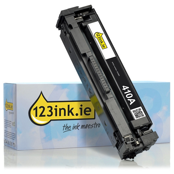 123ink version replaces HP 410A (CF410A) black toner CF410AC 054885 - 1