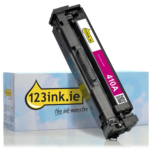 123ink version replaces HP 410A (CF413A) magenta toner CF413AC 054897 - 1