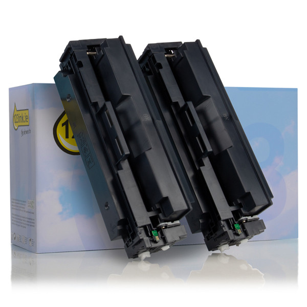 123ink version replaces HP 410X (CF410XD) high-capacity black toner 2-pack 132179 - 1