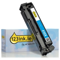 123ink version replaces HP 410X (CF411X) high capacity cyan toner CF411XC 054891