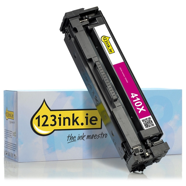 123ink version replaces HP 410X (CF413X) high capacity magenta toner CF413XC 054899 - 1