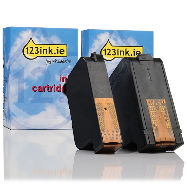 123ink version replaces HP 45 | HP 23 ink cartridge 2-pack 030203 - 1