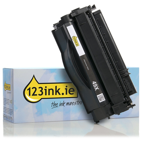 123ink version replaces HP 49X (Q5949X) high-capacity black toner 033327 - 1
