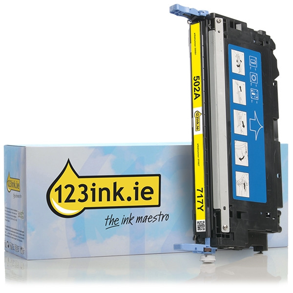 123ink version replaces HP 502A (Q6472A) yellow toner Q6472AC 039591 - 1