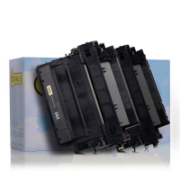 123ink version replaces HP 55X (CE255XD) high capacity black toner 2-pack CE255XDC 132166