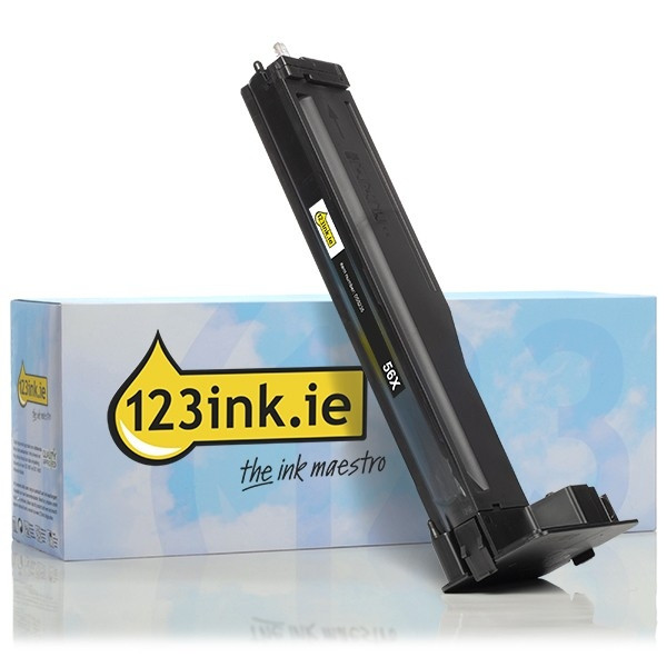 123ink version replaces HP 56X (CF256X) high capacity black toner CF256XC 055235 - 1