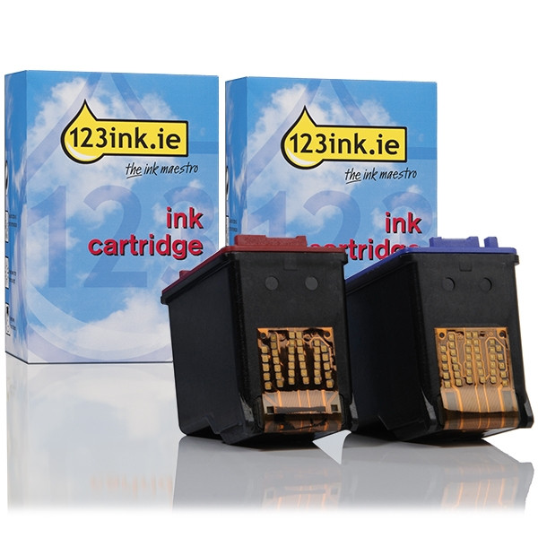 123ink version replaces HP 57 + HP 58 colour photo set  160044 - 1
