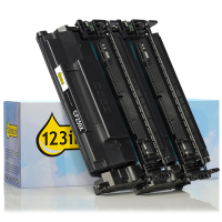 123ink version replaces HP 59X (CF259X) high capacity black toner (2-pack) CF259XC 160705