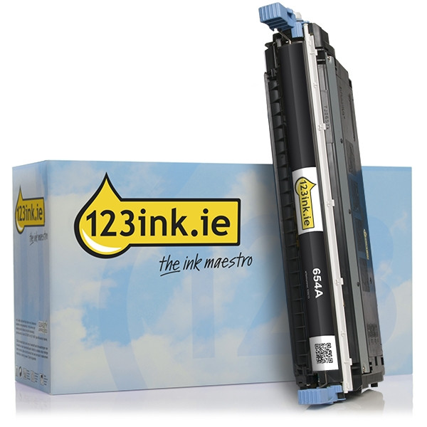 123ink version replaces HP 645A (C9730A) black toner C9730AC 039215 - 1