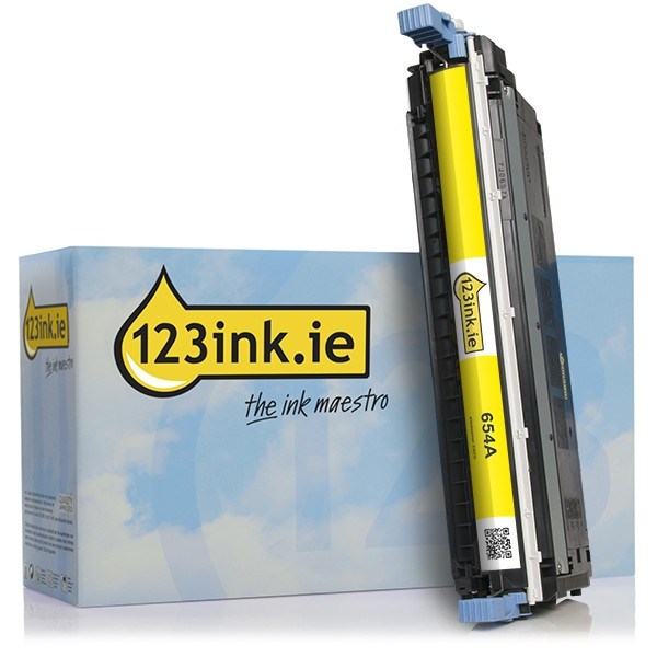 123ink version replaces HP 645A (C9732A) yellow toner C9732AC 039235 - 1