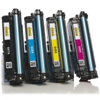 123ink version replaces HP 647A / 648A BK/C/M/Y toner 4-pack  130003