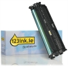 123ink version replaces HP 650A (CE270A) black toner