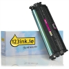 123ink version replaces HP 650A (CE273A) magenta toner