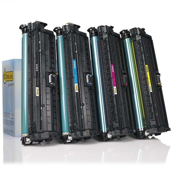 123ink version replaces HP 650A toner 4-pack  130042 - 1