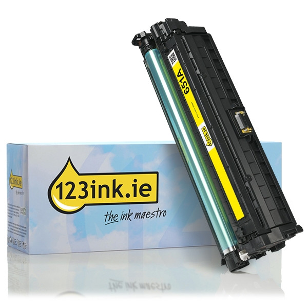 123ink version replaces HP 651A (CE342A) yellow toner CE342AC 054661 - 1