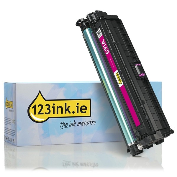 123ink version replaces HP 651A (CE343A) magenta toner CE343AC 054663 - 1