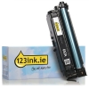 123ink version replaces HP 652A (CF320A) black toner