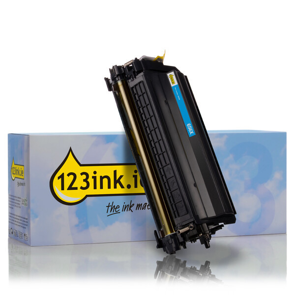 123ink version replaces HP 656X (CF461X) high capacity cyan toner CF461XC 055169 - 1