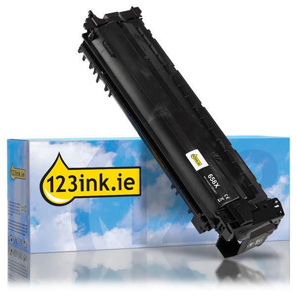 123ink version replaces HP 658X (W2000X) high-capacity black toner 055401 - 1
