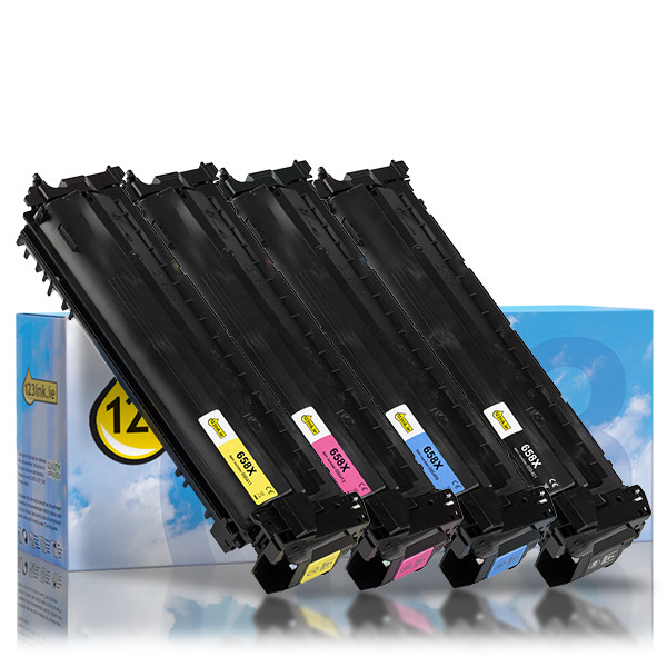 123ink version replaces HP 658X toner 4-pack 160857 - 1