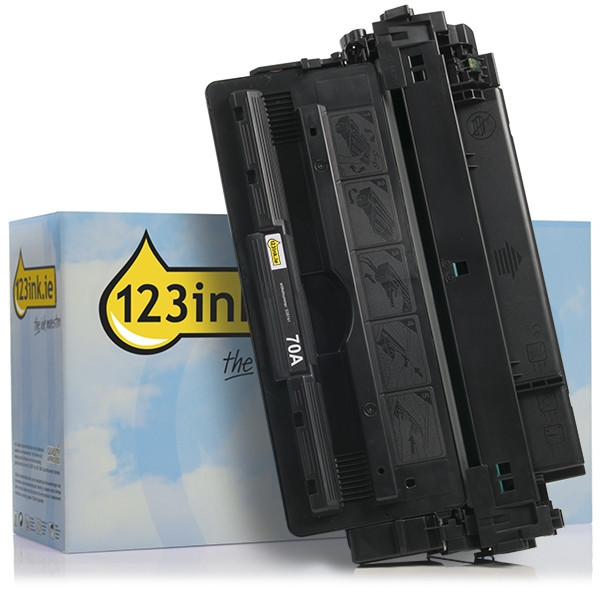 123ink version replaces HP 70A (Q7570A) black toner Q7570AC 039741 - 1