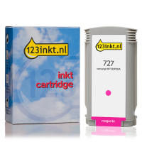 123ink version replaces HP 727 (B3P20A) high-capacity magenta ink cartridge