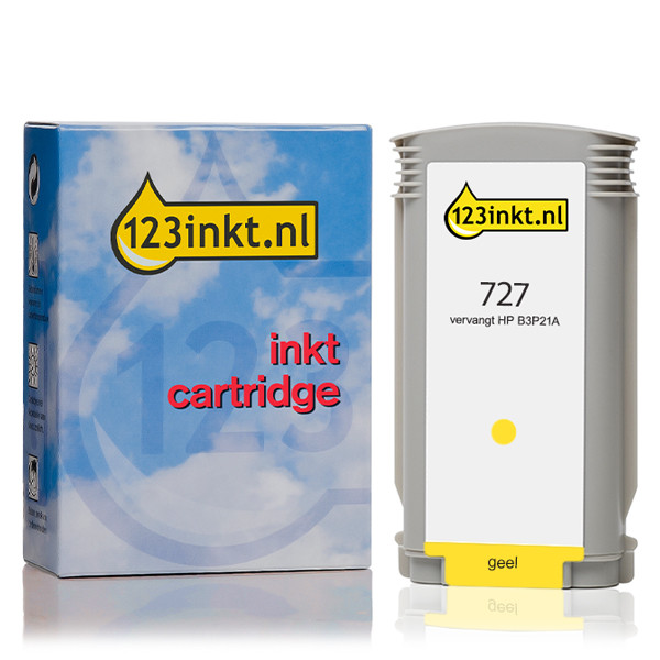 123ink version replaces HP 727 (B3P21A) high-capacity yellow ink cartridge 044295 - 1