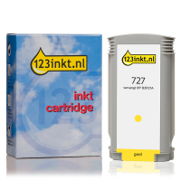 123ink version replaces HP 727 (B3P21A) high-capacity yellow ink cartridge