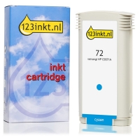 123ink version replaces HP 72 (C9371A) high capacity cyan ink cartridge