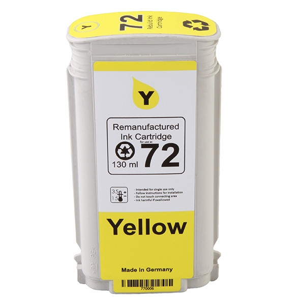 123ink version replaces HP 72 (C9373A) high-capacity yellow ink cartridge 030899 - 1