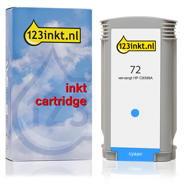123ink version replaces HP 72 (C9398A) cyan ink cartridge 030883 - 1