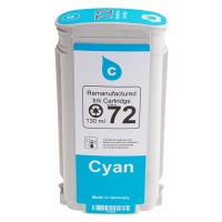 123ink version replaces HP 72 (C9398A) cyan ink cartridge C9398AC 030883