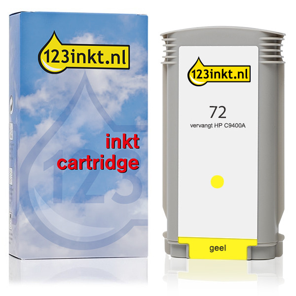 123ink version replaces HP 72 (C9400A) yellow ink cartridge 030887 - 1
