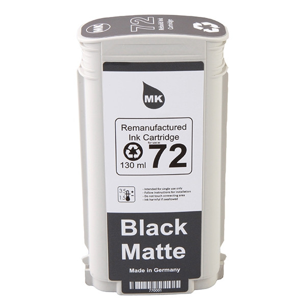 123ink version replaces HP 72 (C9403A)  high capacity matte black ink cartridge 030891 - 1