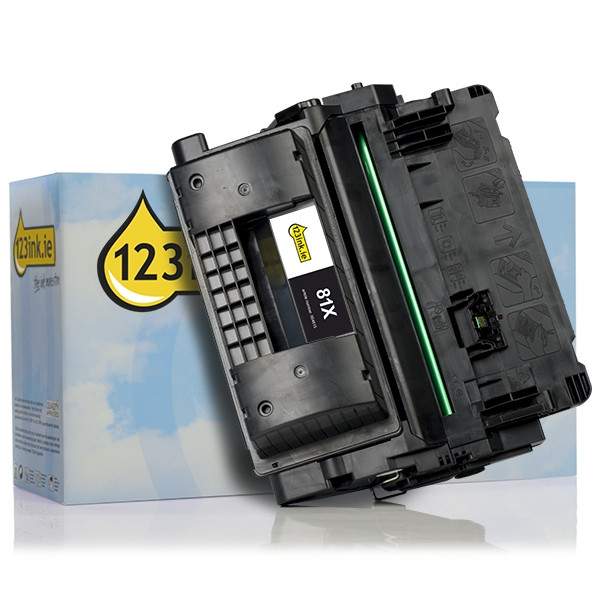123ink version replaces HP 81X (CF281X) high-capacity black toner 054815 - 1