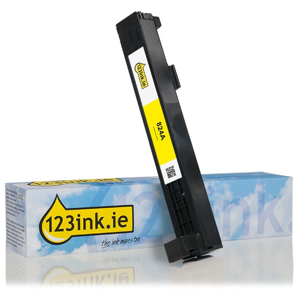 123ink version replaces HP 824A (CB382A) yellow toner CB382AC 039793 - 1