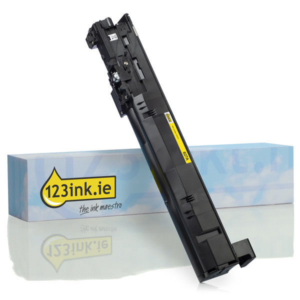 123ink version replaces HP 827A (CF302A) yellow toner CF302AC 054737 - 1