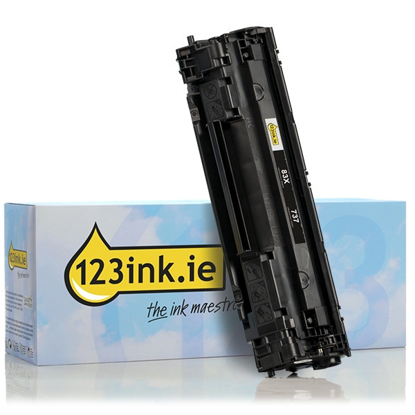 123ink version replaces HP 83X (CF283X) black toner CF283XC 054819 - 1