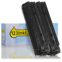 123ink version replaces HP 85A (CE285A) black toner (2-pack)