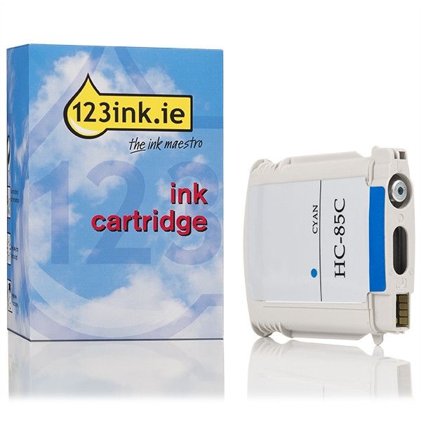 123ink version replaces HP 85 (C9425A) cyan ink cartridge C9425AC 031701 - 1