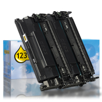 123ink version replaces HP 89X (CF289X) high capacity black toner 2-pack 055313