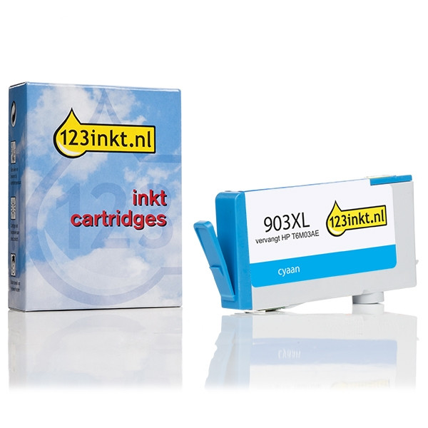 123ink version replaces HP 903XL (T6M03AE) high-capacity cyan ink cartridge 093177 - 1